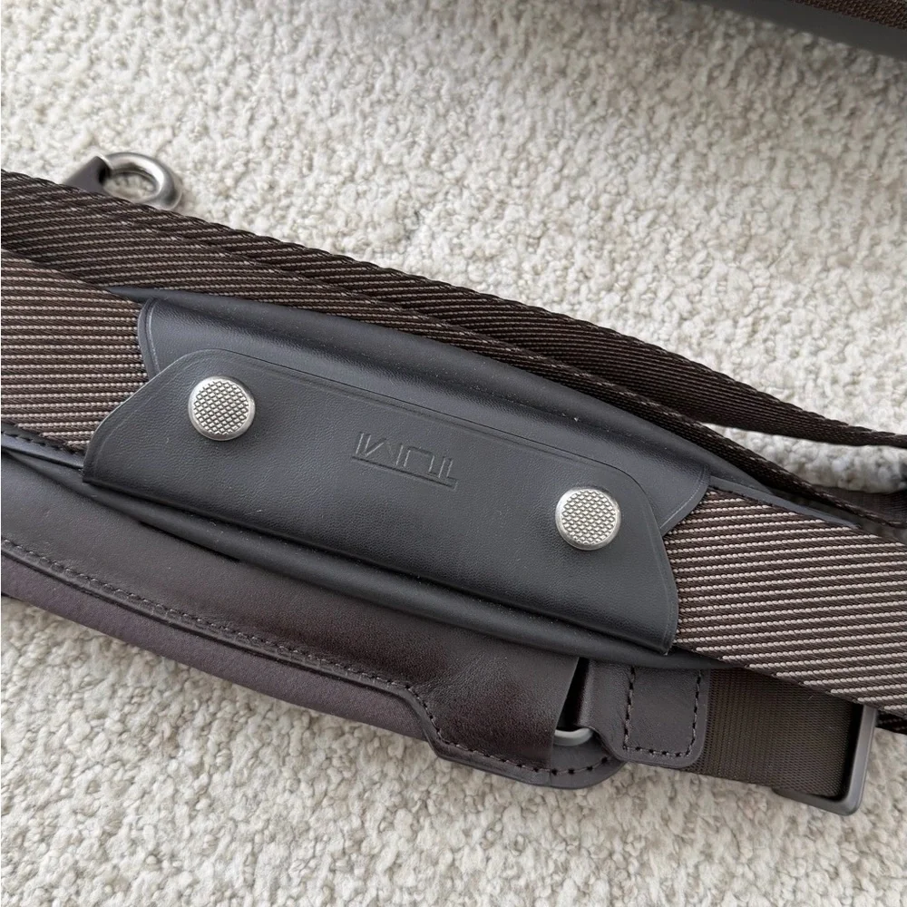 Tumi Charcoal and Espresso Briefcase